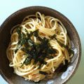 KSTake's cooksnap of when they made 鮭マヨパスタ.