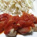 かぴーな's cooksnap of when they made やわらかむね肉のパン粉焼き トマトソース.