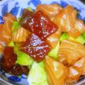 ＊こおこ＊'s cooksnap of when they made アボカドとマグロのサラダ＊わさび風味.
