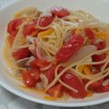 やなよう's cooksnap of when they made 簡単☆早い☆トマトとソーセージのパスタ♪.