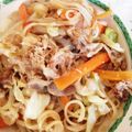ささとゆゆ's cooksnap of when they made 豚肉とピーマンのオイスター味噌焼きうどん.