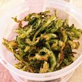 Nijinijima's cooksnap of when they made 子供もはまる　ちょい苦　ゴーヤ チップス.