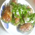 オレンジアームズ's cooksnap of when they made ピーマンの肉詰め☆和風おろし.