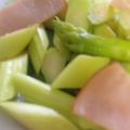 ふわわらら's cooksnap of when they made ＊アスパラとハムの炒め物＊.