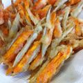 ふわニャンコ　's cooksnap of when they made カラッと美味しい牛蒡と人参の天ぷら.