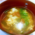 ｙａｓｓａｎパパ's cooksnap of when they made トマトとレタスのさっぱりスープ.