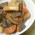 ぶぅちく's cooksnap of when they made 【押すだけ】牛スジ煮【炊飯器】.