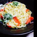 ラビアンヌあいこ's cooksnap of when they made スモークサーモンのクリームパスタ.