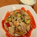 トクライ's cooksnap of when they made ♪鶏肉となすとじゃがいもの甘味噌炒め♪.
