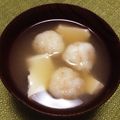 やまぷん's cooksnap of when they made えびとはんぺんのお団子中華スープ.