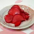 はやみちゃん's cooksnap of when they made 赤かぶの酢漬け.
