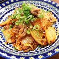 YUKIKI☆'s cooksnap of when they made 牛コマ肉と大根のキムチ炒め.