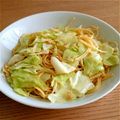 よっぴー＊'s cooksnap of when they made キャベツとガーリックのピリ辛マヨパスタ.