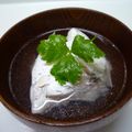 reiyan1956's cooksnap of when they made 鯛のあらのお吸い物.