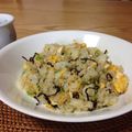 htkmom's cooksnap of when they made 味付けは塩こんぶだけ！パラパラ玉子焼き飯.