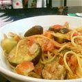 とぅ＊とぅ's cooksnap of when they made 簡単＊フレッシュトマトとツナのパスタ.