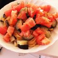 Nx2's cooksnap of when they made ナスしめじベーコンの簡単♡和風パスタ.