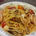 とも・たいママ's cooksnap of when they made ランチに簡単！✿いかのバター醤油パスタ✿.