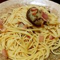 まめ1231's cooksnap of when they made ナスとベーコンの和風パスタ.