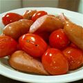 Yuzuksc's cooksnap of when they made ビックリ。炒めるだけ！ウインナー★トマト.