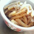 キョク's cooksnap of when they made 葱と大根の皮のキンピラ風.