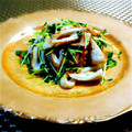 inyako's cooksnap of when they made 豆苗＆ちくわ＆ベーコンの白だし炒め.