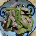 いねむりわんこ's cooksnap of when they made ナスとキュウリのスパイシー炒め.