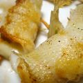 kucina's cooksnap of when they made キスの梅紫蘇チーズ巻き.