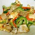 あーｍｂ's cooksnap of when they made ゴーヤチャンプルー.