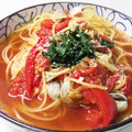 豆田芽衣子's cooksnap of when they made 和風あさりとトマトのスープパスタ.