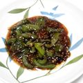 メグピンク's cooksnap of when they made 苦味が消える☆ピーマンのごま和え.
