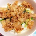 9tomo's cooksnap of when they made ◆やみつき豚バラ丼♪◆.