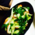 ねこパピュ's cooksnap of when they made セロリと竹輪の梅ドレサラダ風.