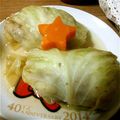 りぃた927's cooksnap of when they made コンソメ仕立てのロールキャベツ.