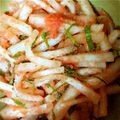 くぅﾁｬﾝ♪'s cooksnap of when they made 大根の明太子和え♪.
