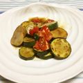 YoginiK's cooksnap of when they made ズッキーニとトマトのバルサミコサラダ.