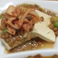 ニコとチャチャ's cooksnap of when they made キムチ納豆ーふ♡.