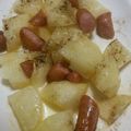 はかたゆり's cooksnap of when they made レンジで楽チン！ポテトベーコン.