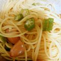 05ゆう03's cooksnap of when they made オクラとベーコンの和風パスタ.