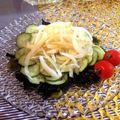 ふなここ's cooksnap of when they made おつまみ★ワカメときゅうりのゴマポン酢.