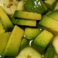 にこにこエプロン's cooksnap of when they made バナナとアボガドのはちみつ和え.