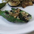 ３児ママCafe's cooksnap of when they made オクラと茗荷、えのきの韓国海苔ごま和え.