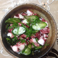 TOSHIKO922's cooksnap of when they made さっぱり☆タコとキュウリとワカメの酢の物.