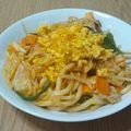 くりーみゅ's cooksnap of when they made 豚キムチ焼きうどん.