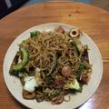 クロフネ2013's cooksnap of when they made ゴーヤとソーセージ焼きそば.
