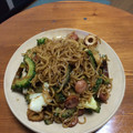 クロフネ2013's cooksnap of when they made ゴーヤとソーセージ焼きそば.