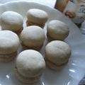 caramel-cookie's cooksnap of when they made マロンクリームビスケット.