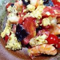 みやび☆marche's cooksnap of when they made スィートチリソースでえびトマトの卵炒め　.