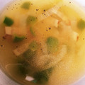 kona8's cooksnap of when they made タマネギとピーマンのコンソメスープ.