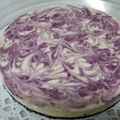 uchiuchico's cooksnap of when they made ブルーベリーのマーブルレアチーズタルト.